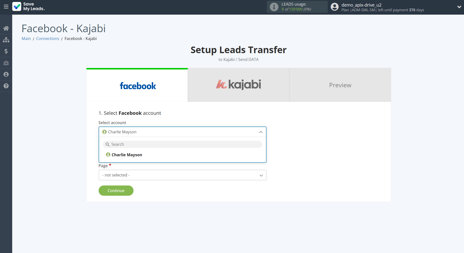 How to Connect Facebook with Kajabi | Data Source account selection How to Connect Facebook with Kajabi | Data Source account selection