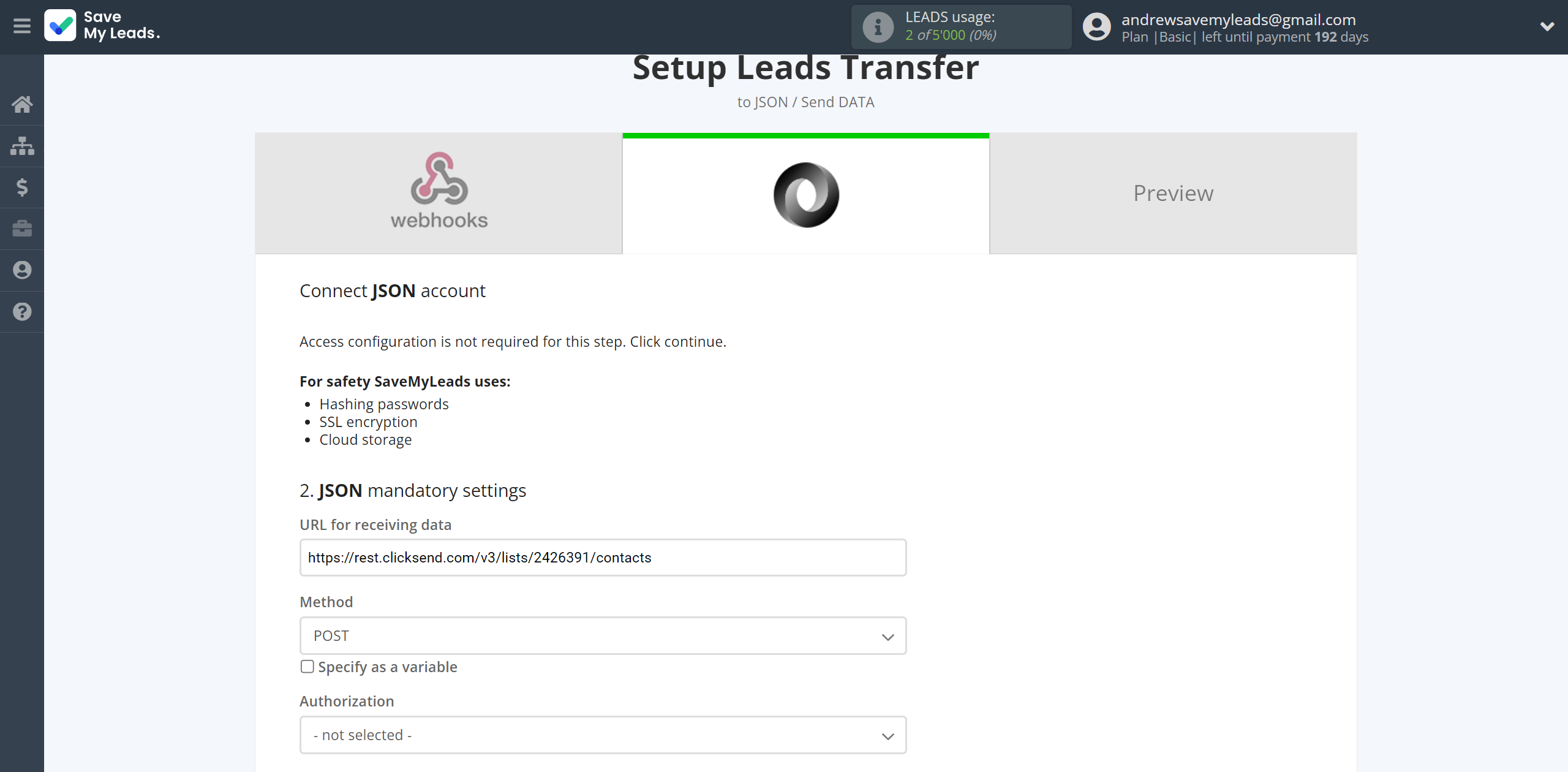 How to Connect Webhooks with JSON | Editing settings How to Connect Webhooks with JSON | Editing settings