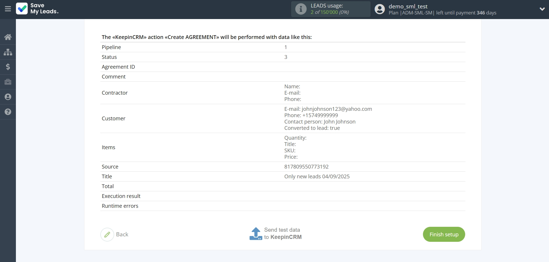 How to Connect Facebook with KeepinCRM Create Agreement | Test data How to Connect Facebook with KeepinCRM Create Agreement | Test data