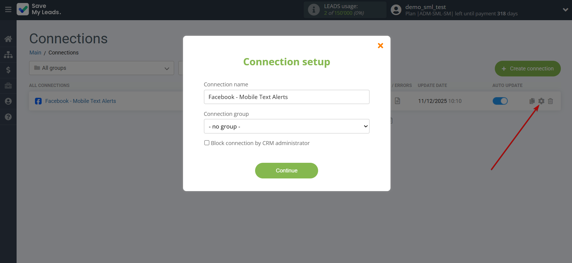 How to Connect Facebook with Mobile Text Alerts | Name and group connection