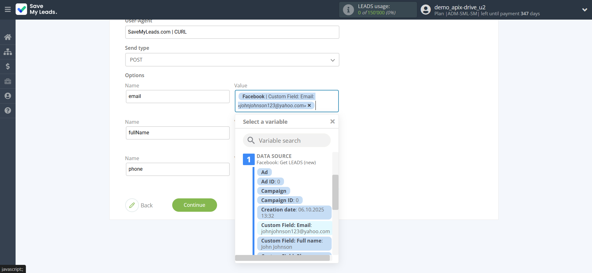 How to Connect TikTok with Webhooks | Assigning fields How to Connect TikTok with Webhooks | Assigning fields