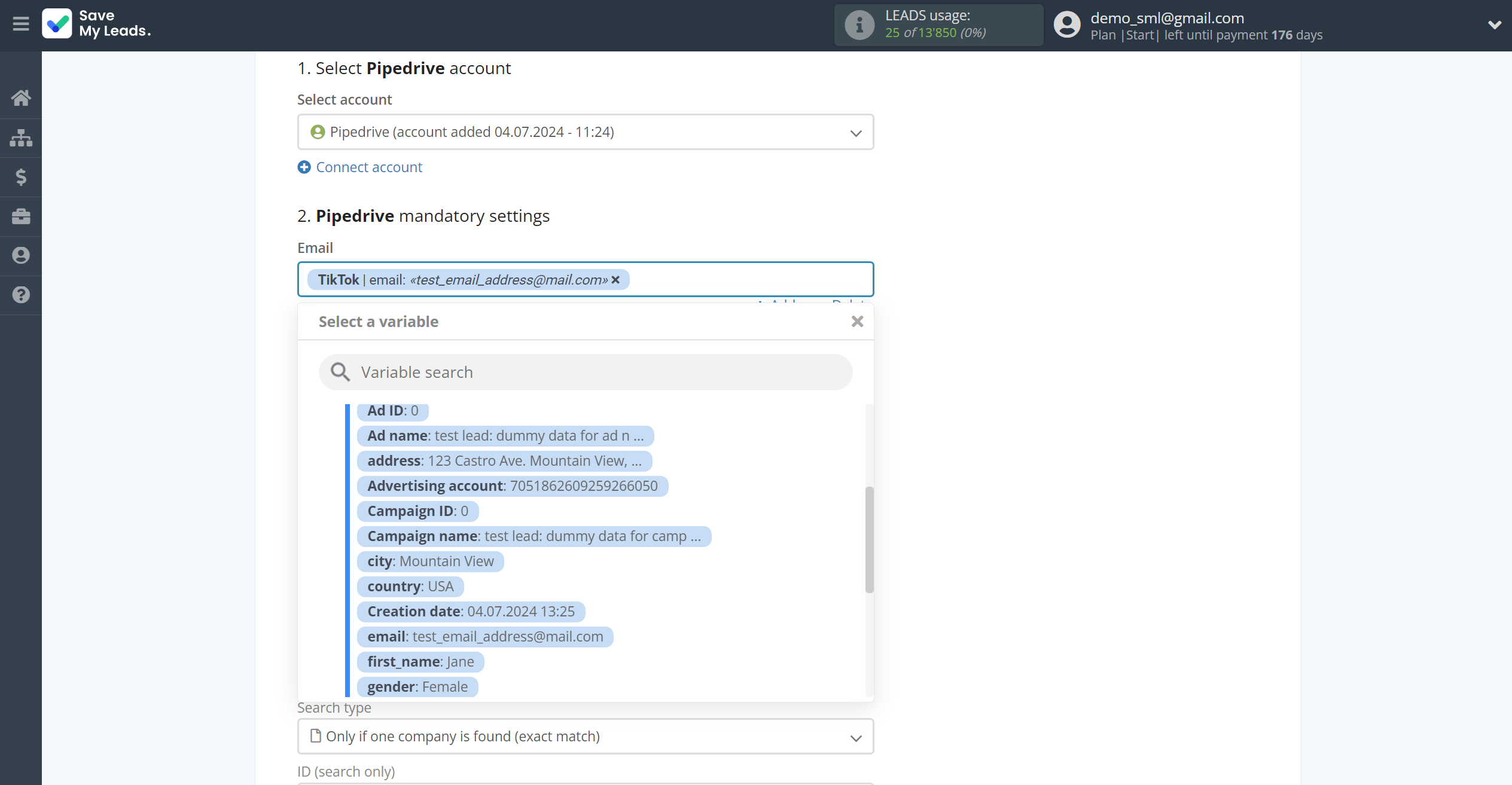 How to Connect TikTok with Pipedrive Create Contacts | Assigning fields How to Connect TikTok with Pipedrive Create Contacts | Assigning fields