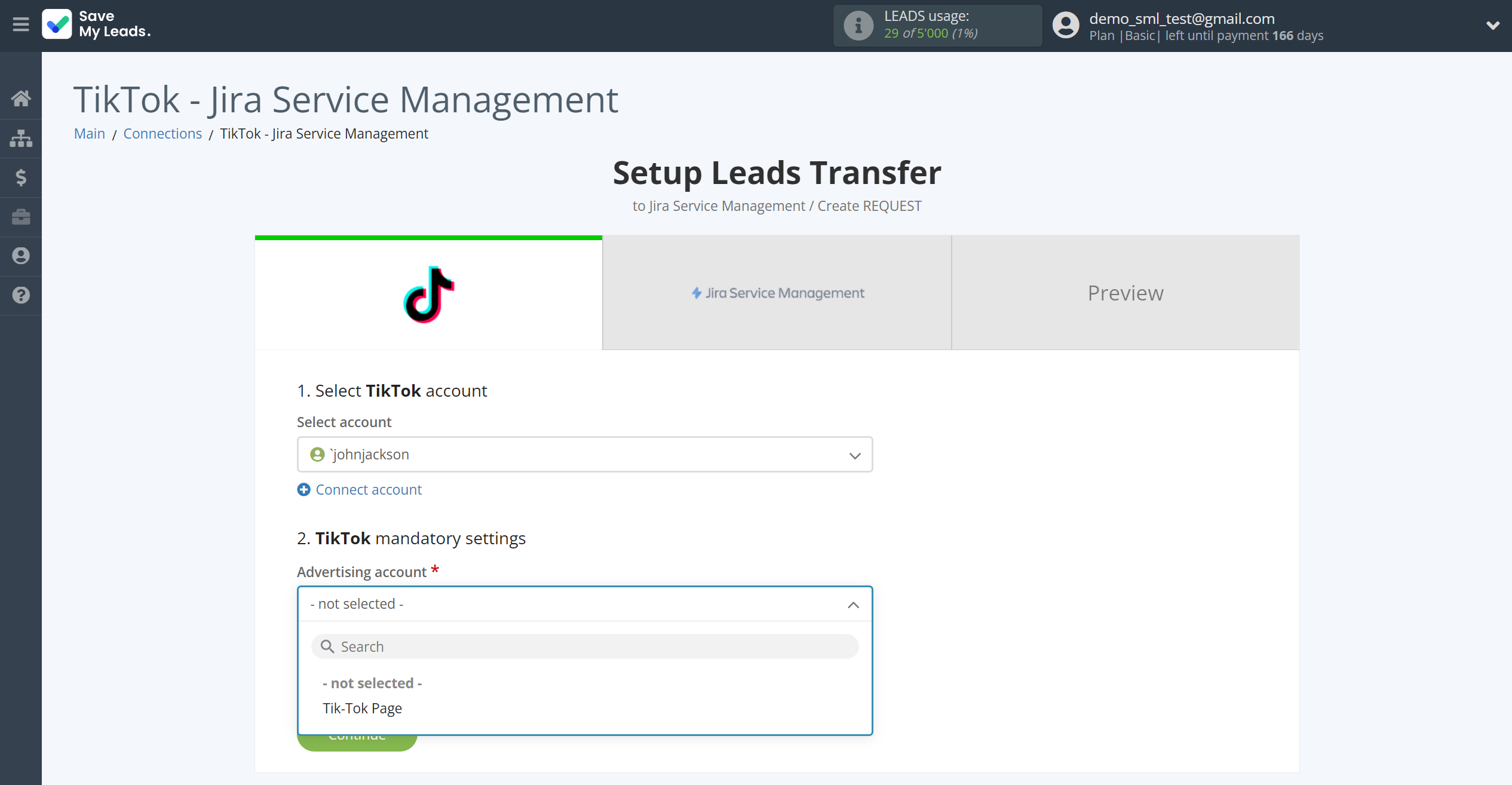 How to Connect TikTok with Jira Service Management | Data Source account connection How to Connect TikTok with Jira Service Management | Data Source account connection