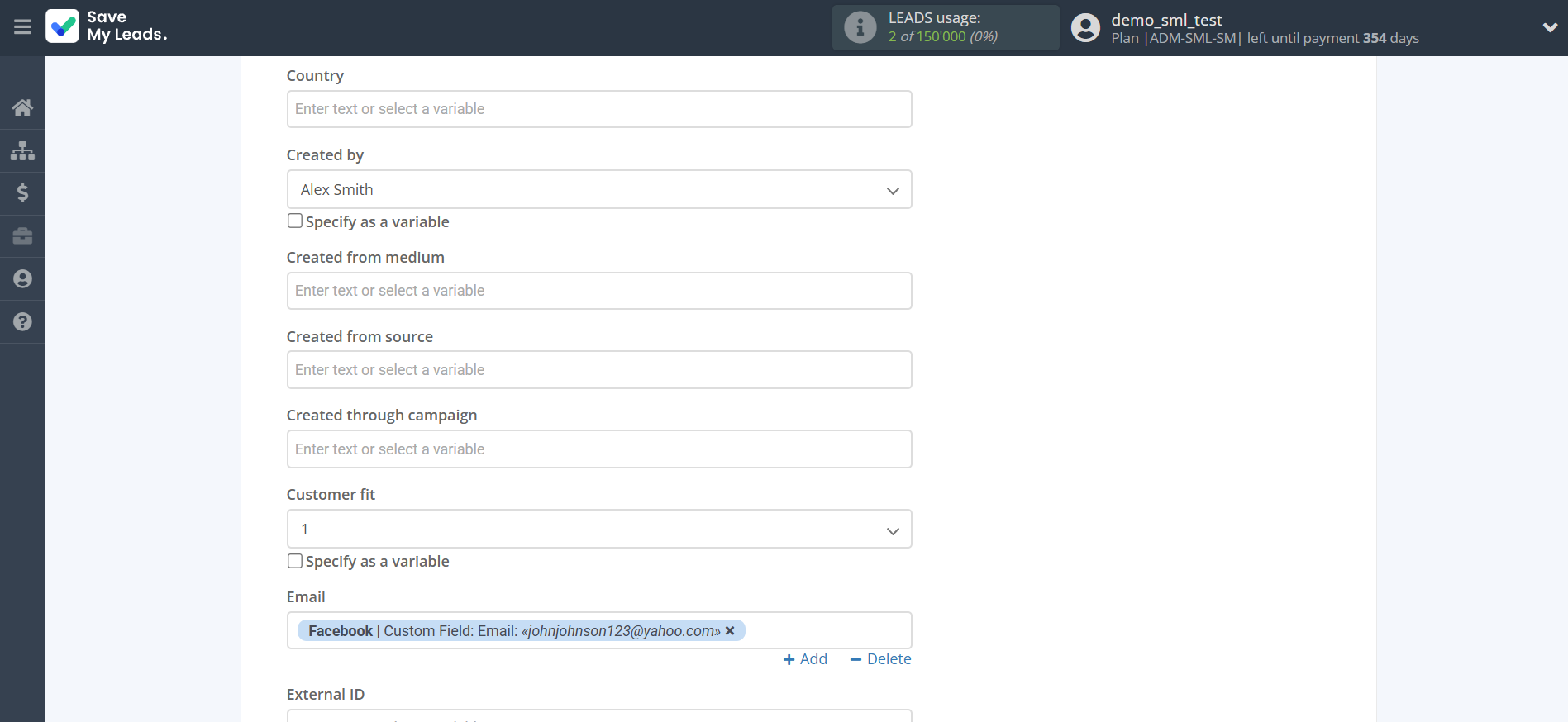How to Connect Facebook with Freshworks Create Contacts | Assigning fields
