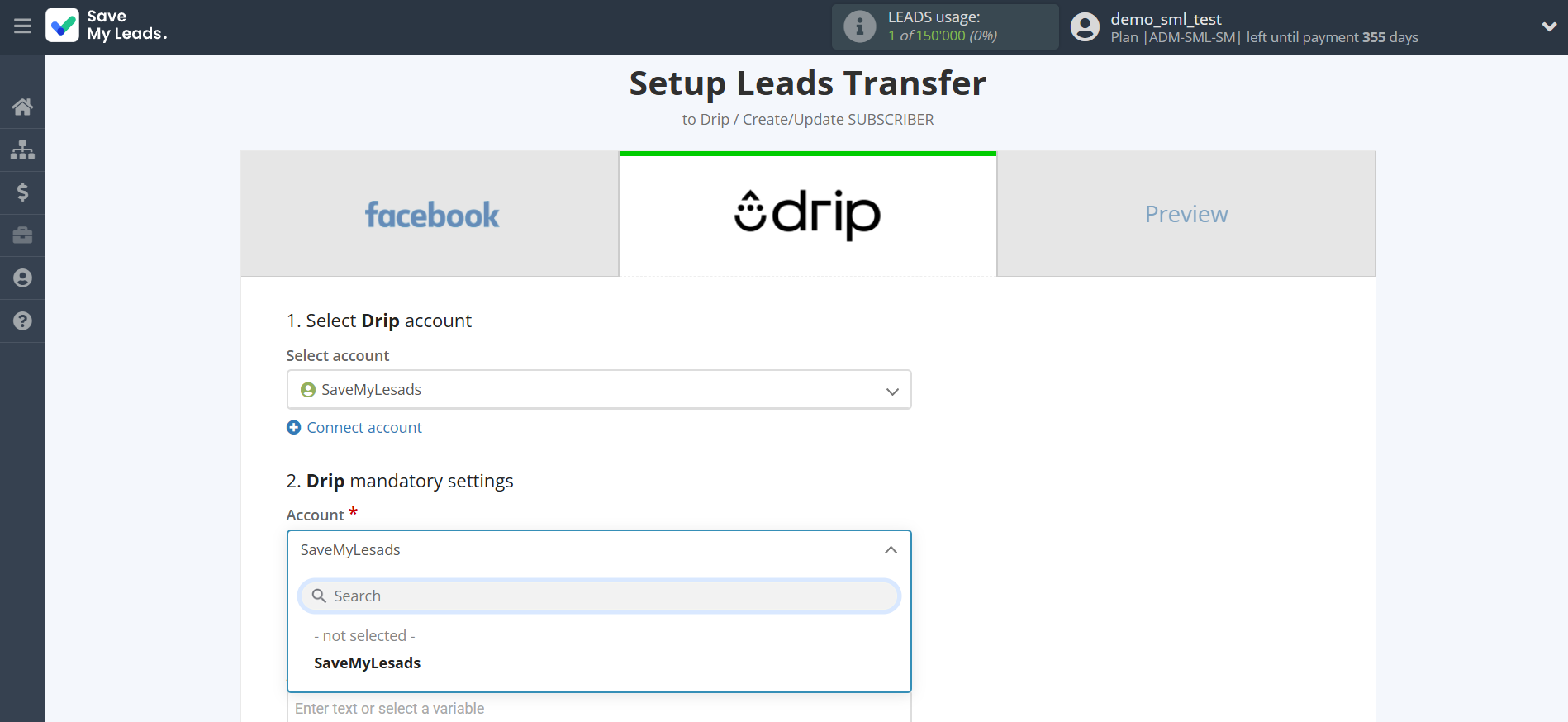 How to Connect Facebook with Drip Create/Update Subscribers | Assigning fields How to Connect Facebook with Drip Create/Update Subscribers | Assigning fields