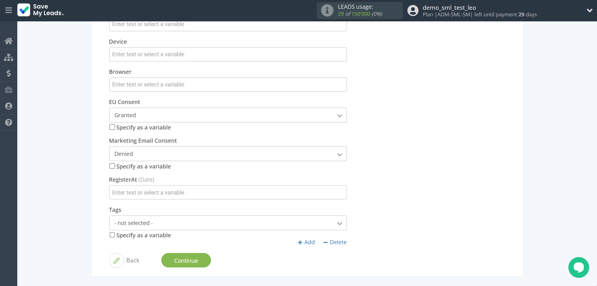 How to Connect Facebook with ConvesioConvert | Assigning fields