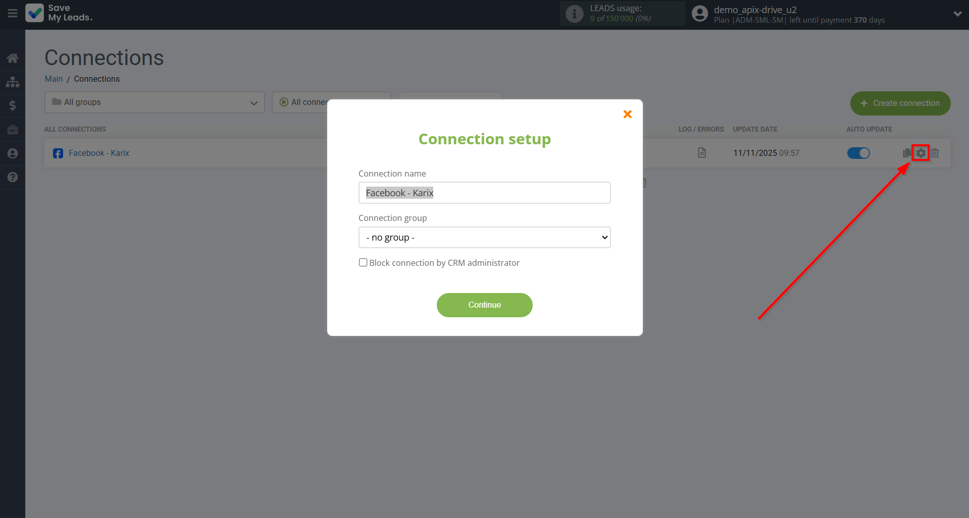 How to Connect Facebook with Karix | Name and group connection