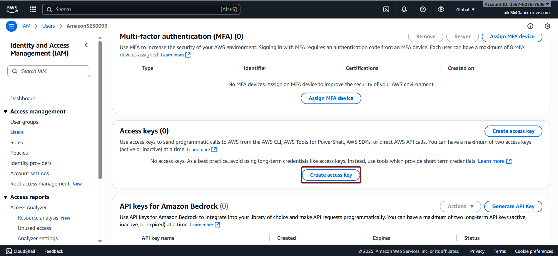 How to Connect Facebook with Amazon SES | Data Destination account connection How to Connect Facebook with Amazon SES | Data Destination account connection