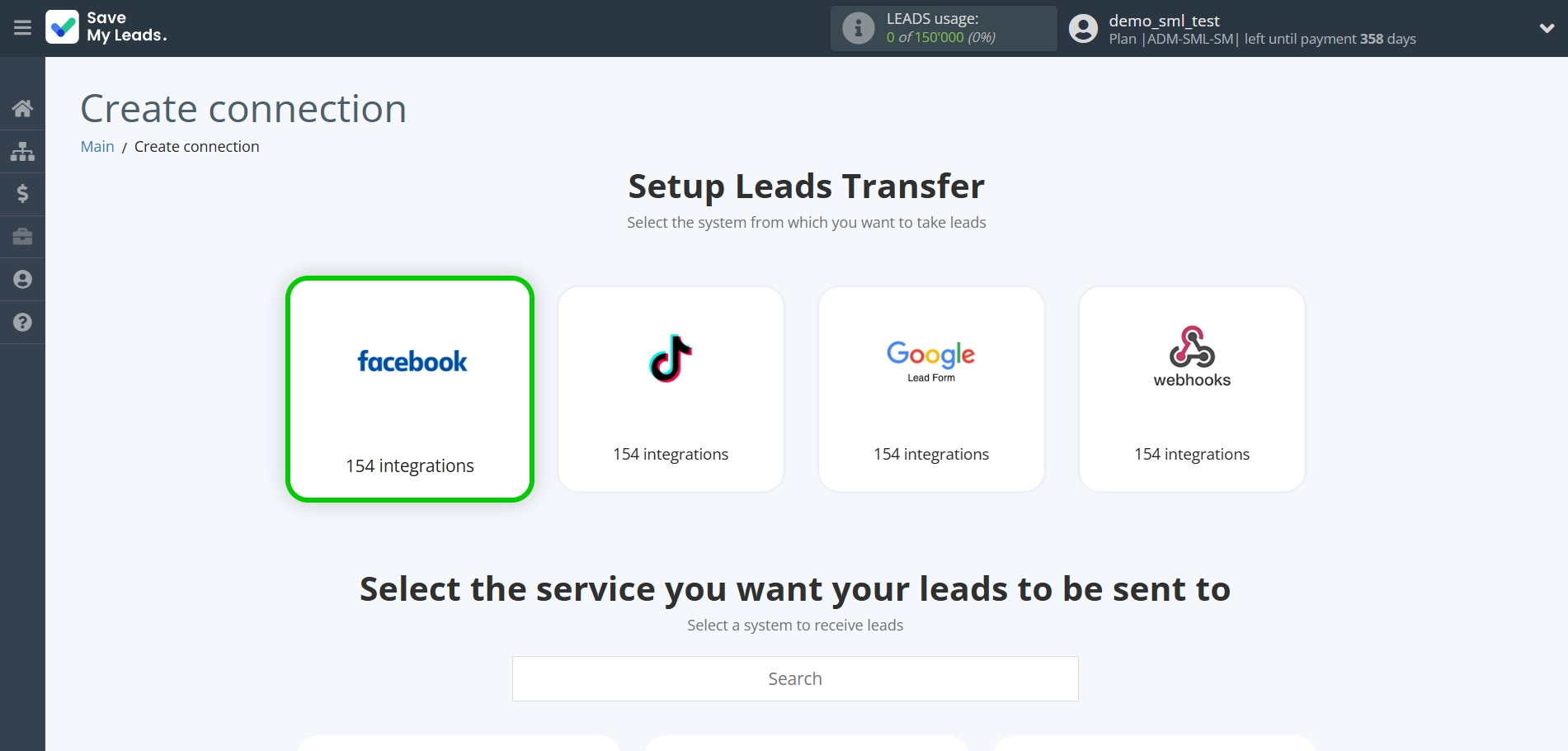 How to Connect Facebook with Clickatell | Data Source system selection How to Connect Facebook with Clickatell | Data Source system selection