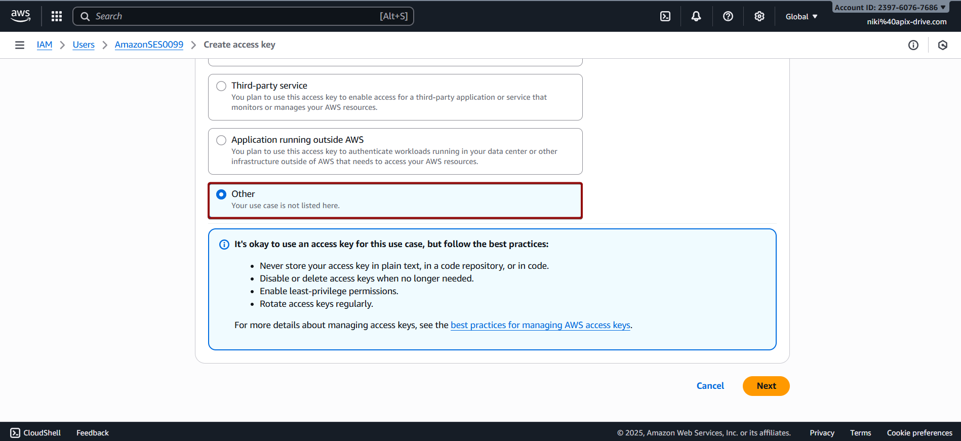 How to Connect Facebook with Amazon SES | Data Destination account connection How to Connect Facebook with Amazon SES | Data Destination account connection