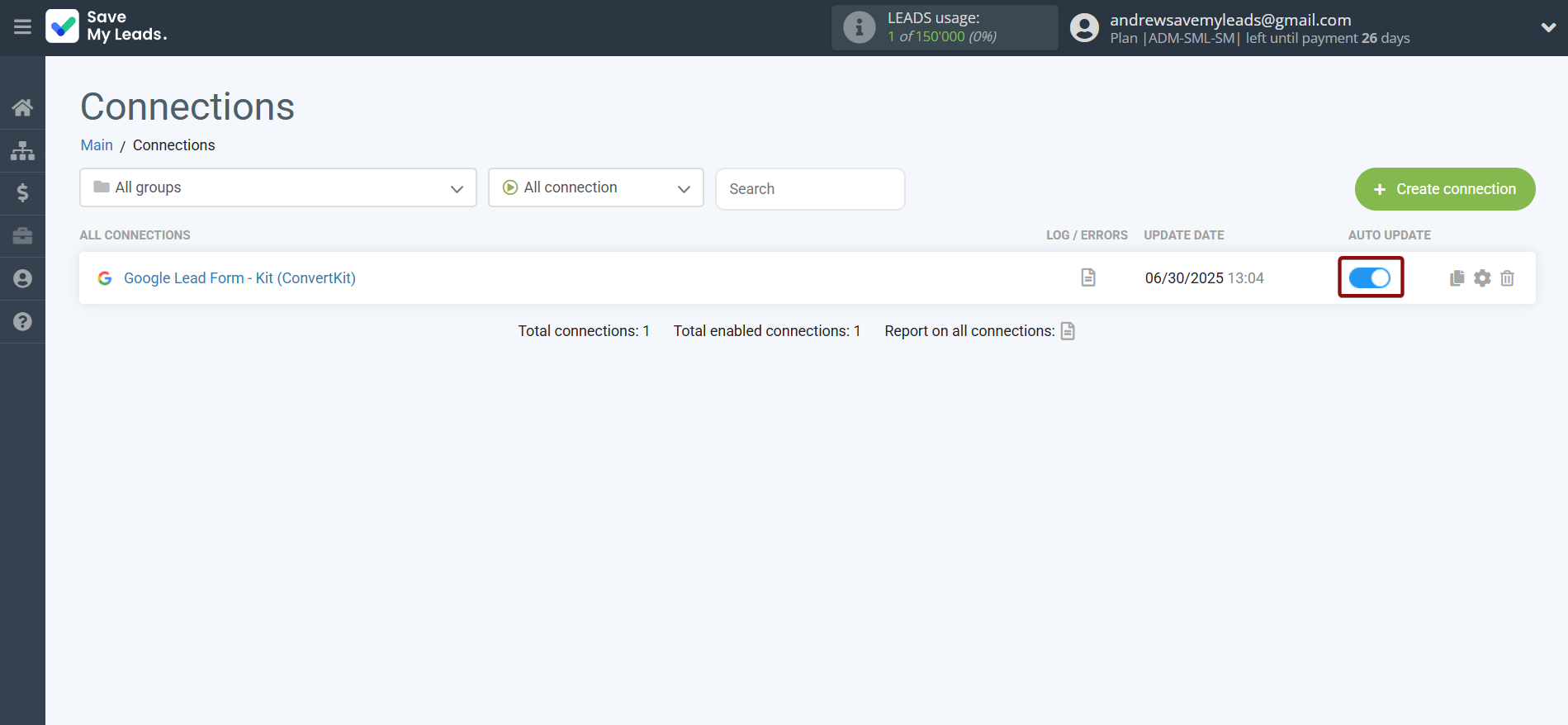 How to Connect Google Lead Form with Kit (ConvertKit) | Enable auto-update