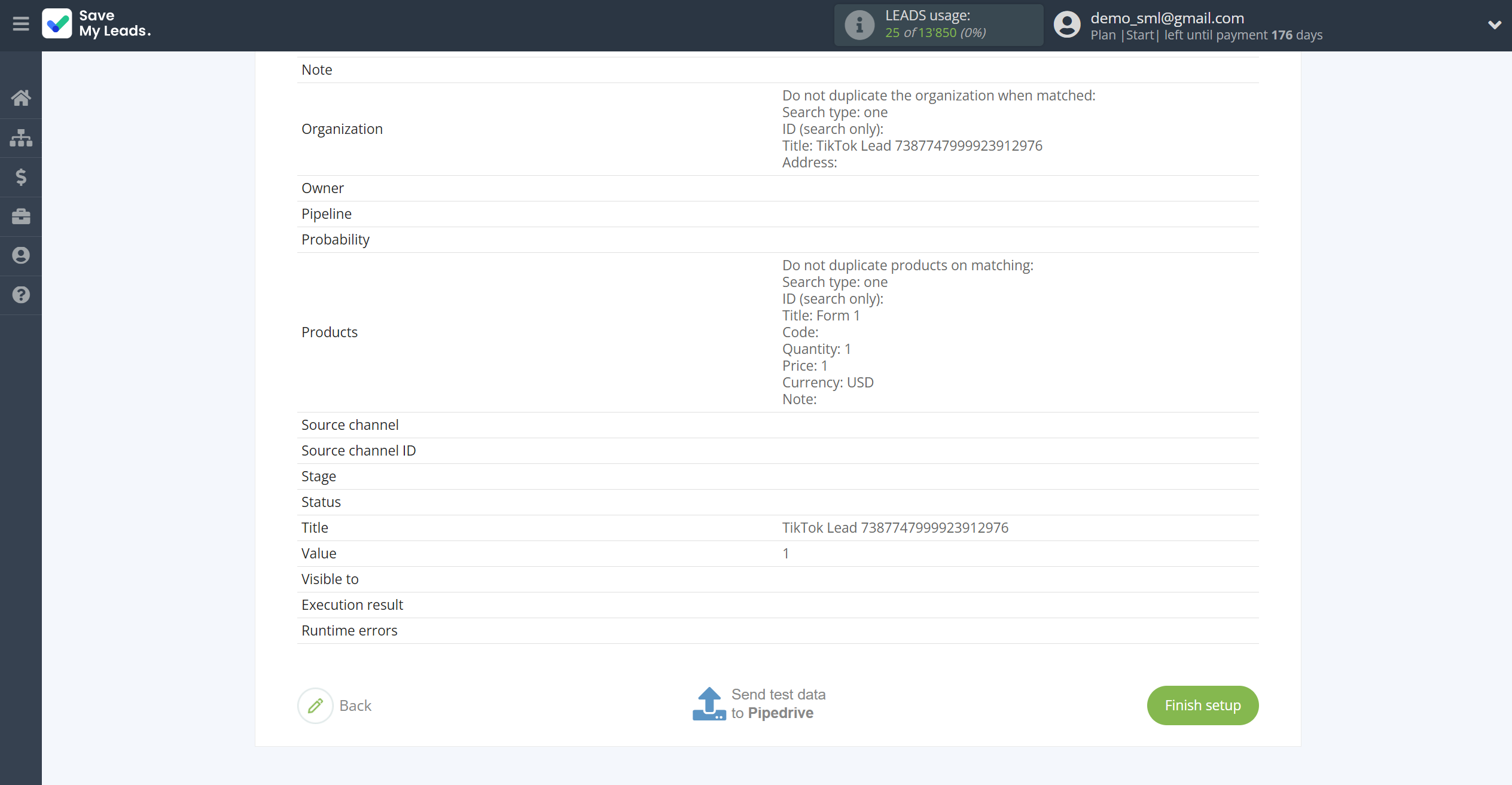 How to Connect TikTok with Pipedrive Create Deal | Test data How to Connect TikTok with Pipedrive Create Deal | Test data