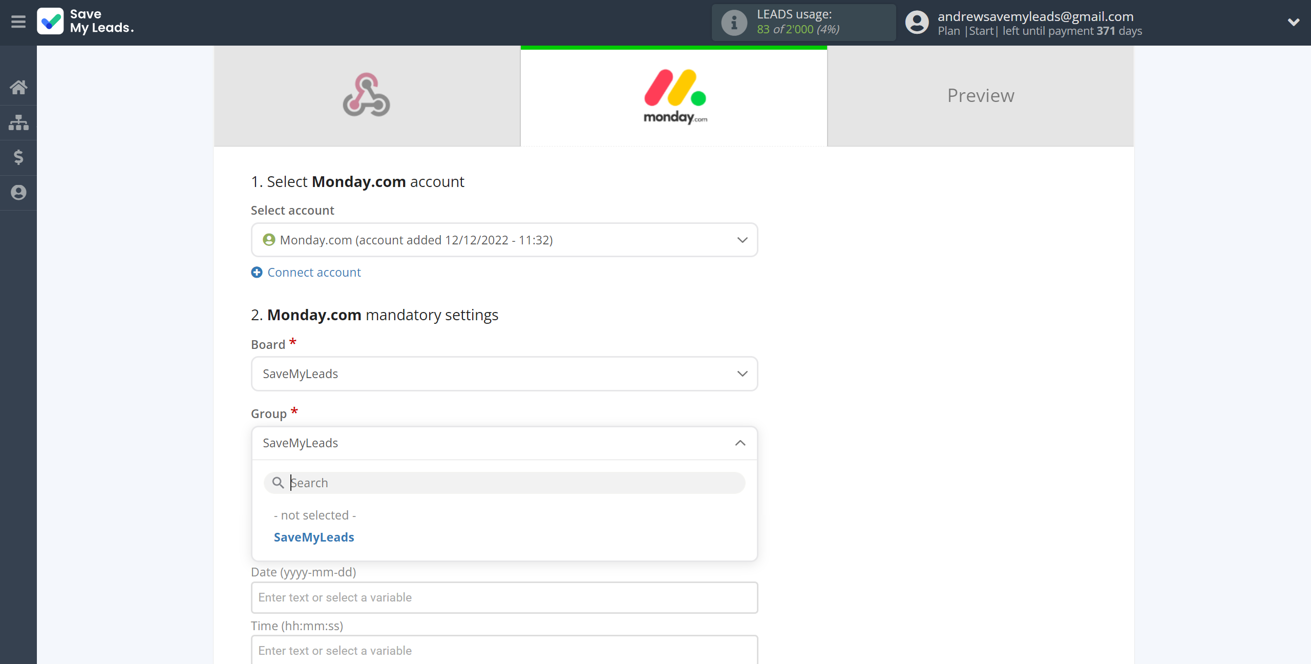 How to Connect Webhooks with Monday.com | Assigning fields How to Connect Webhooks with Monday.com | Assigning fields