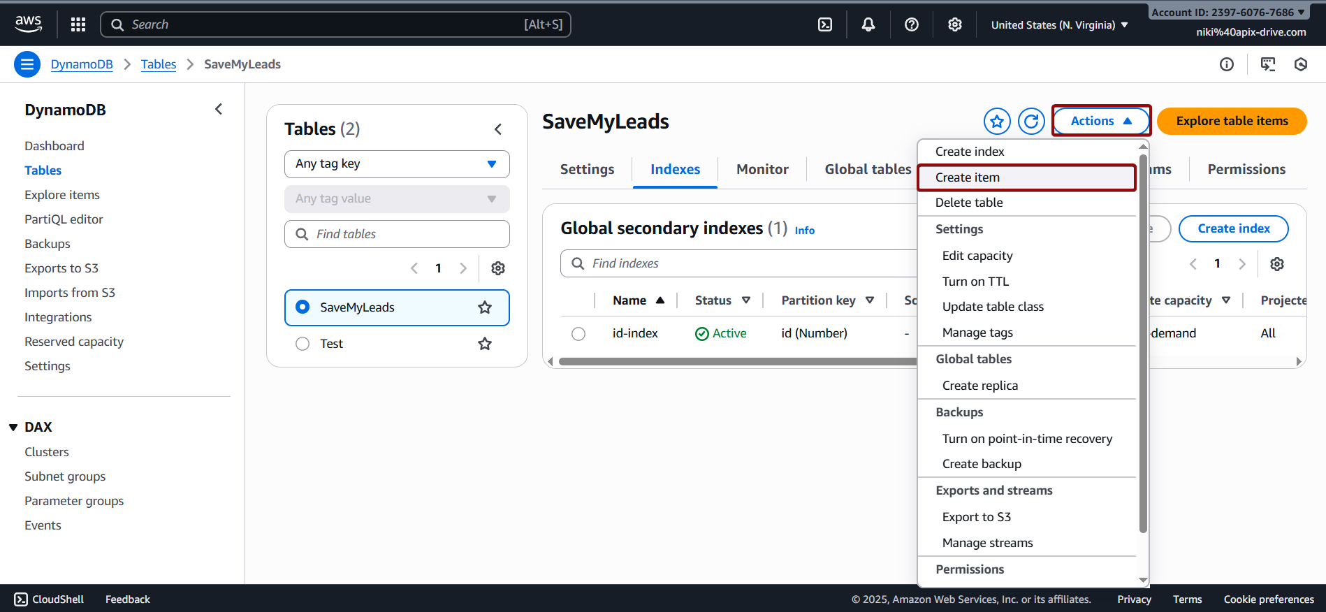 How to Connect Facebook with Amazon DynamoDB | Creating table How to Connect Facebook with Amazon DynamoDB | Creating table