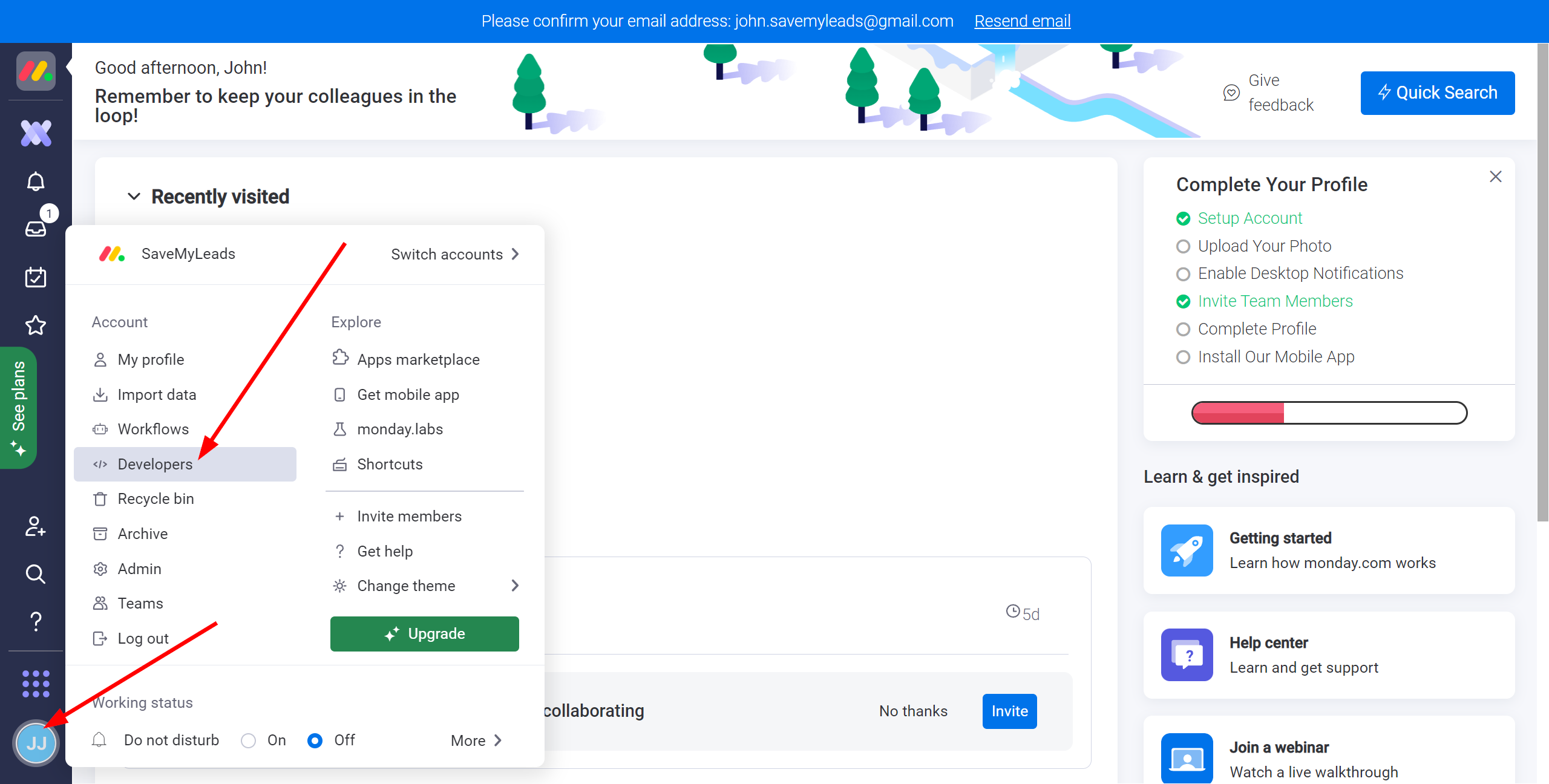 How to Connect Webhooks with Monday.com | Data Destination account connection How to Connect Webhooks with Monday.com | Data Destination account connection