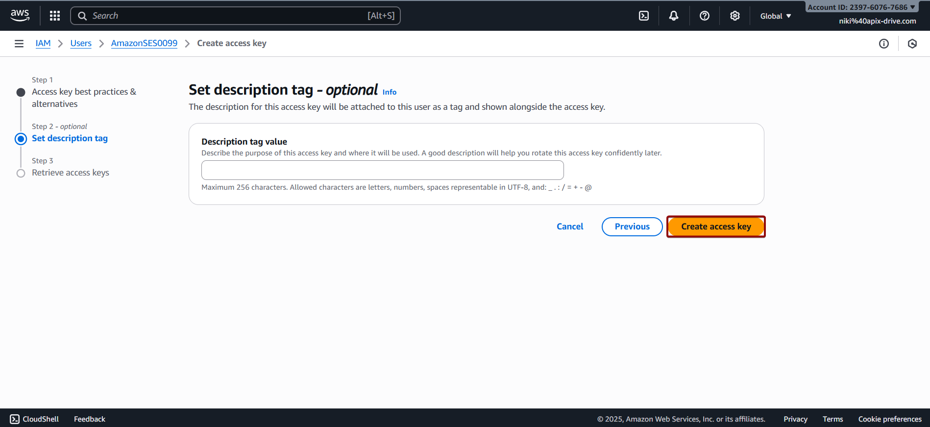 How to Connect Facebook with Amazon SES | Data Destination account connection How to Connect Facebook with Amazon SES | Data Destination account connection