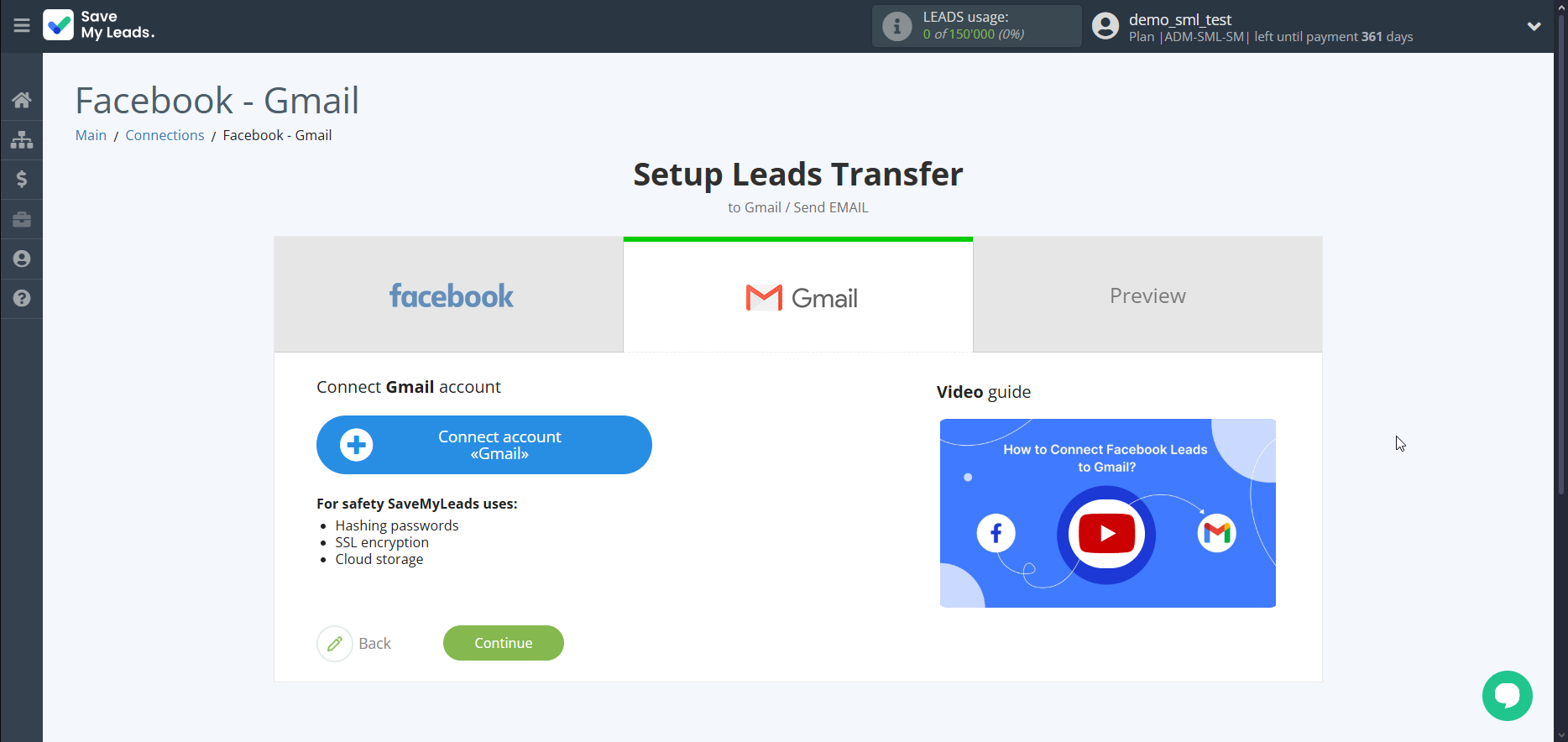 How to Connect Facebook with Gmail | Data Destination account connection How to Connect Facebook with Gmail | Data Destination account connection