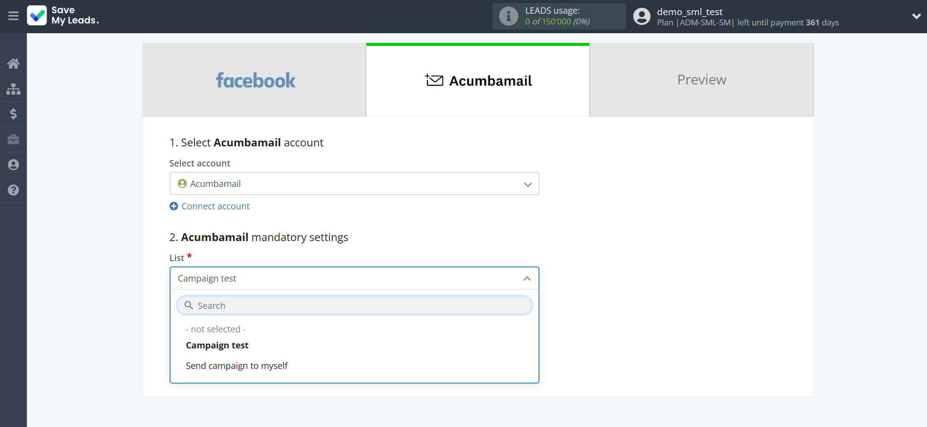 How to Connect Facebook with Acumbamail Add Subscribers | Assigning fields How to Connect Facebook with Acumbamail Add Subscribers | Assigning fields