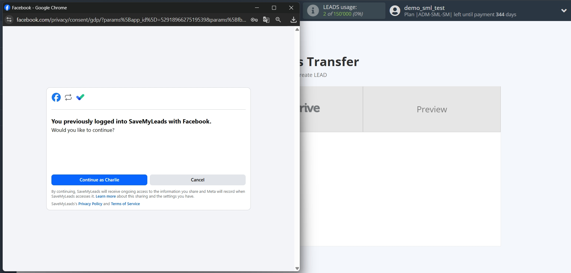 How to Connect Facebook with Pipedrive Create Lead | Data Source account connection