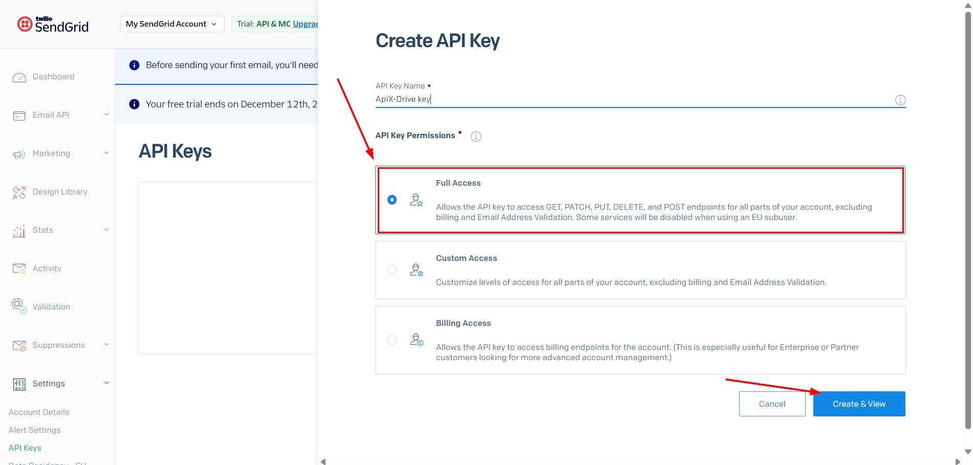 How to Connect Facebook with SendGrid | Data Destination account connection How to Connect Facebook with SendGrid | Data Destination account connection