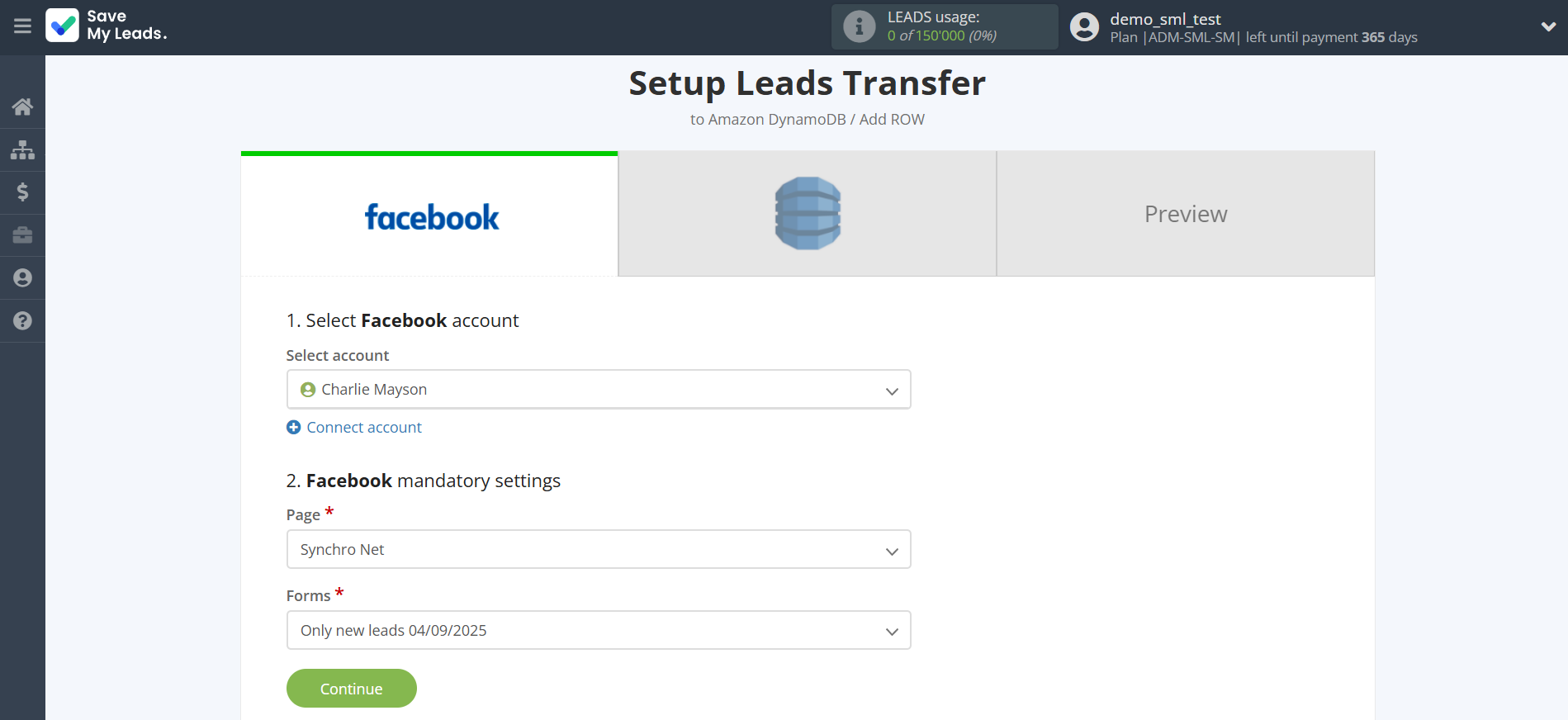 How to Connect Facebook with Amazon DynamoDB | Data Source account connection How to Connect Facebook with Amazon DynamoDB | Data Source account connection
