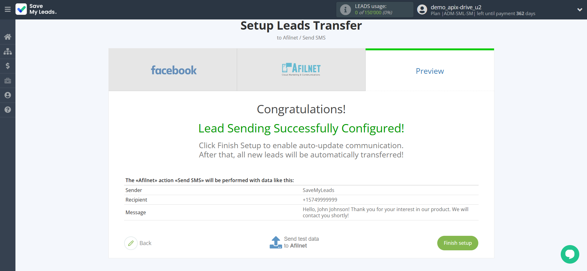 How to Connect Facebook with Afilnet | Test data How to Connect Facebook with Afilnet | Test data