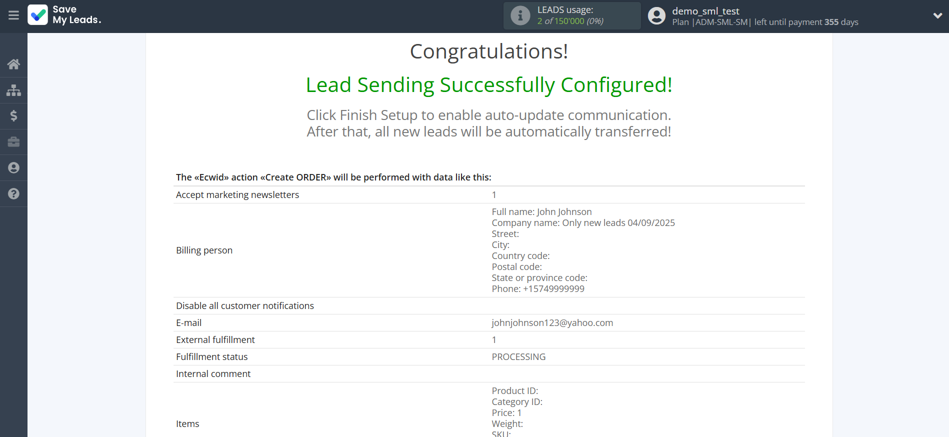 How to Connect Facebook with Ecwid Create Order | Test data How to Connect Facebook with Ecwid Create Order | Test data