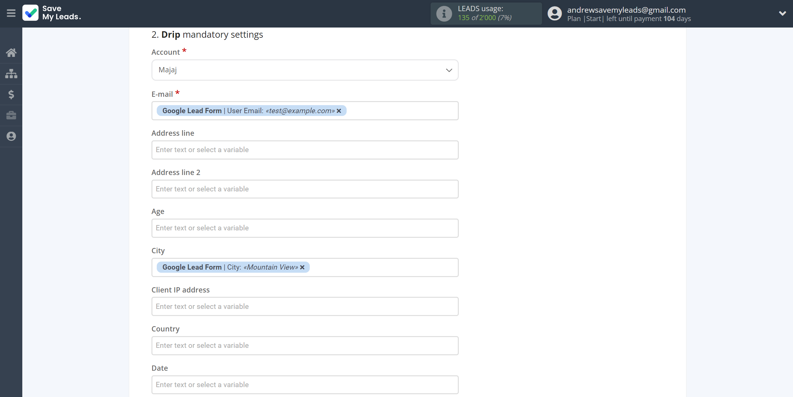 How to Connect Google Lead Form with Drip Create/Update Subscribers | Assigning fields How to Connect Google Lead Form with Drip Create/Update Subscribers | Assigning fields