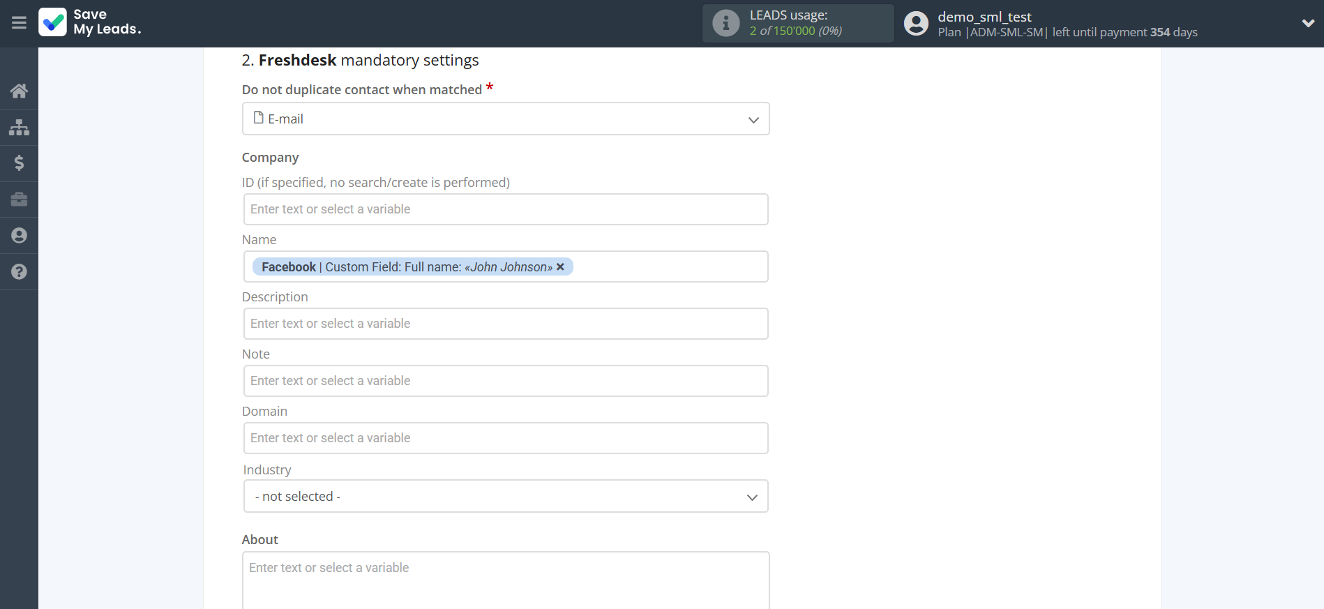 How to Connect Facebook with Freshdesk Create Contacts | Assigning fields