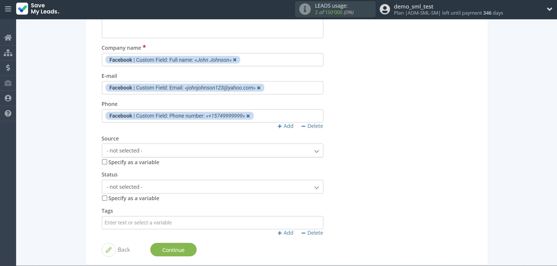 How to Connect Facebook with KeepinCRM Create/update Client/Lead | Assigning fields How to Connect Facebook with KeepinCRM Create/update Client/Lead | Assigning fields