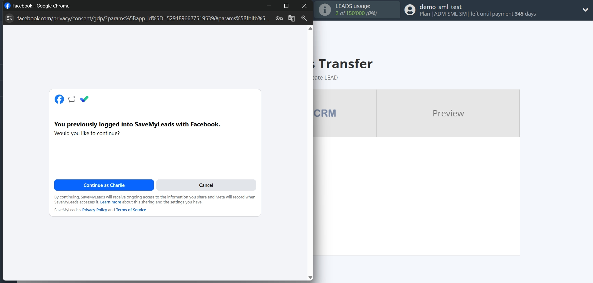 How to Connect Facebook with KeyCRM Create Lead | Data Source account connection
