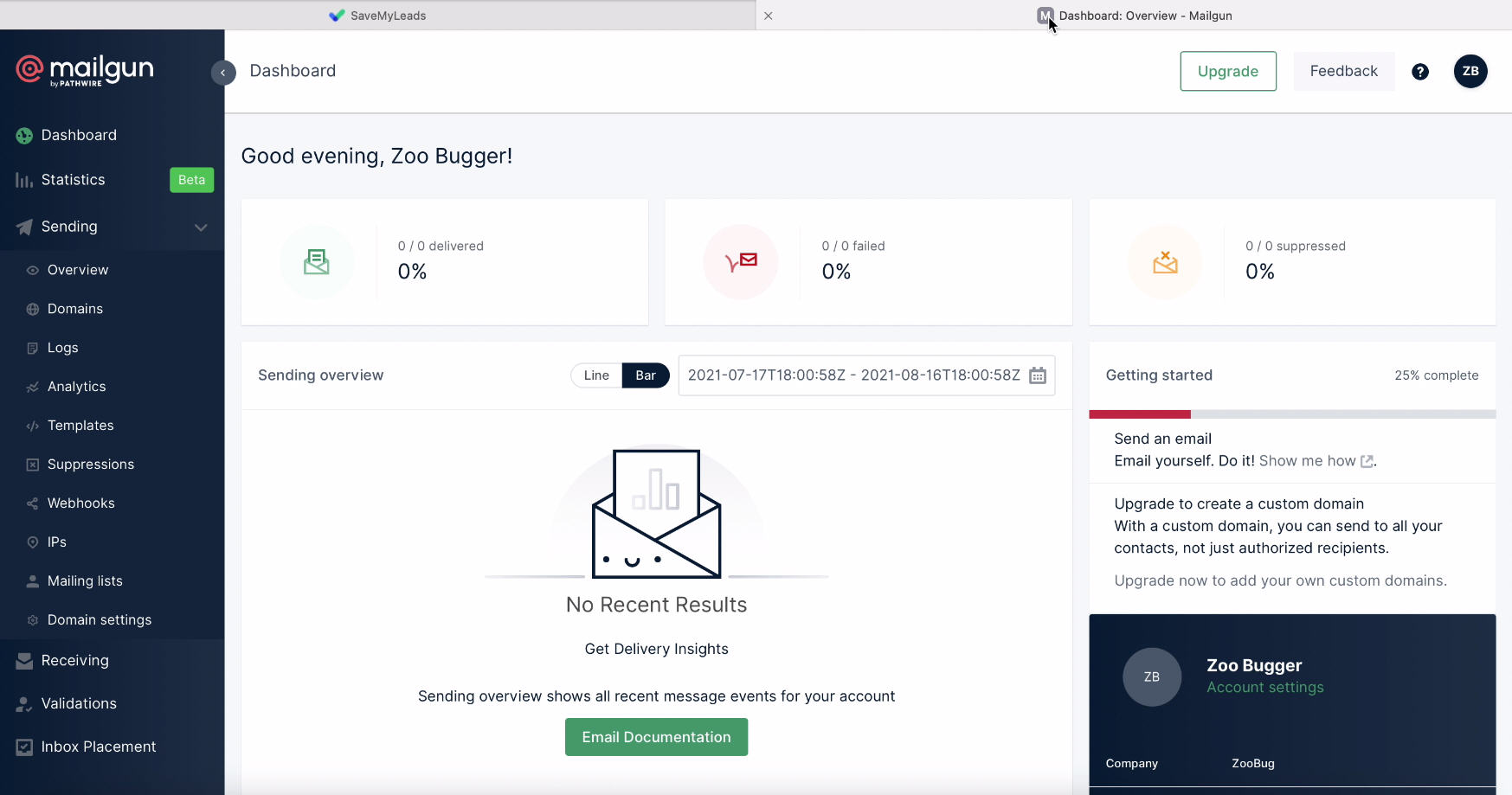 Facebook and Mailgun integration | Mailgun's personal account Facebook and Mailgun integration | Mailgun's personal account