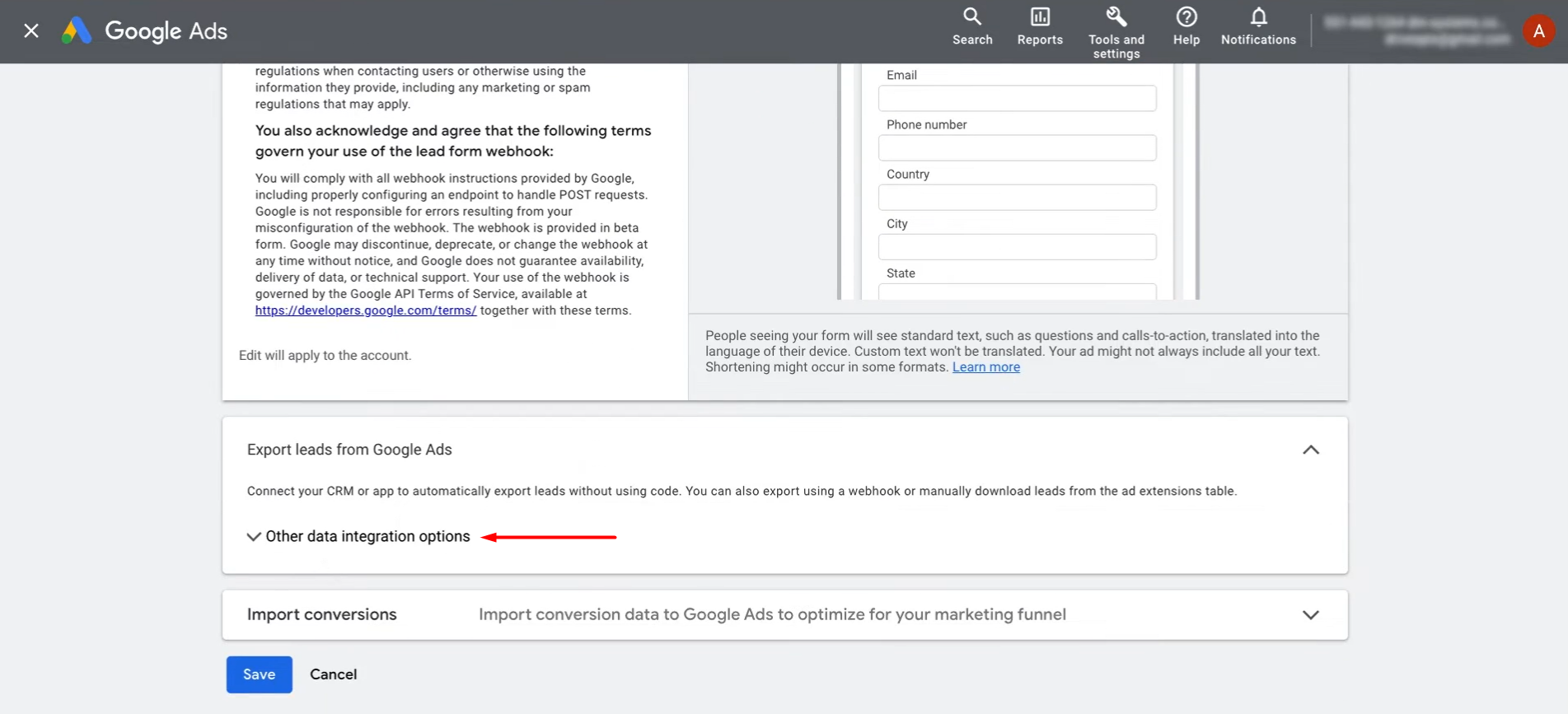 Other data integration options