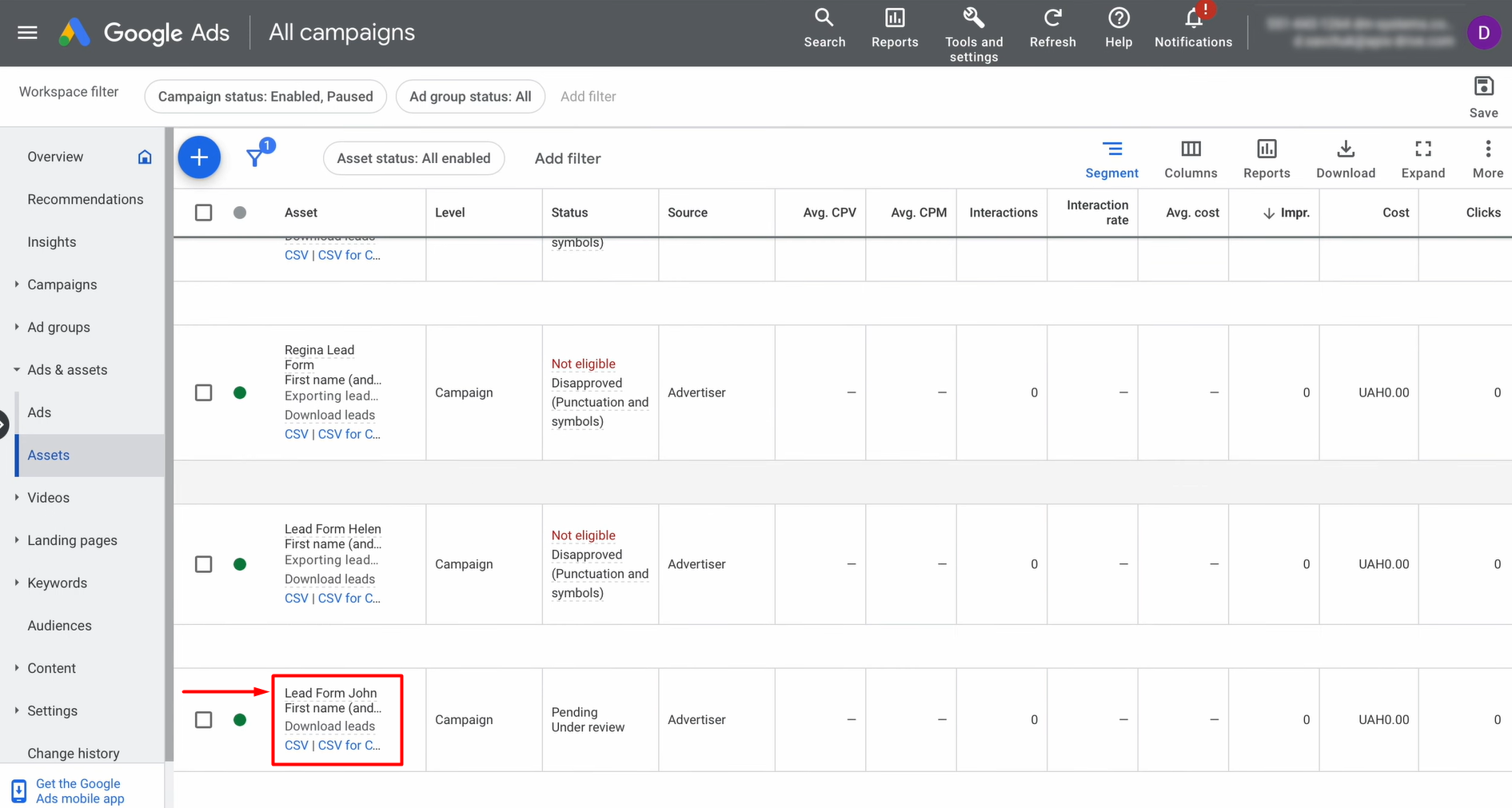Open the form you plan to configure