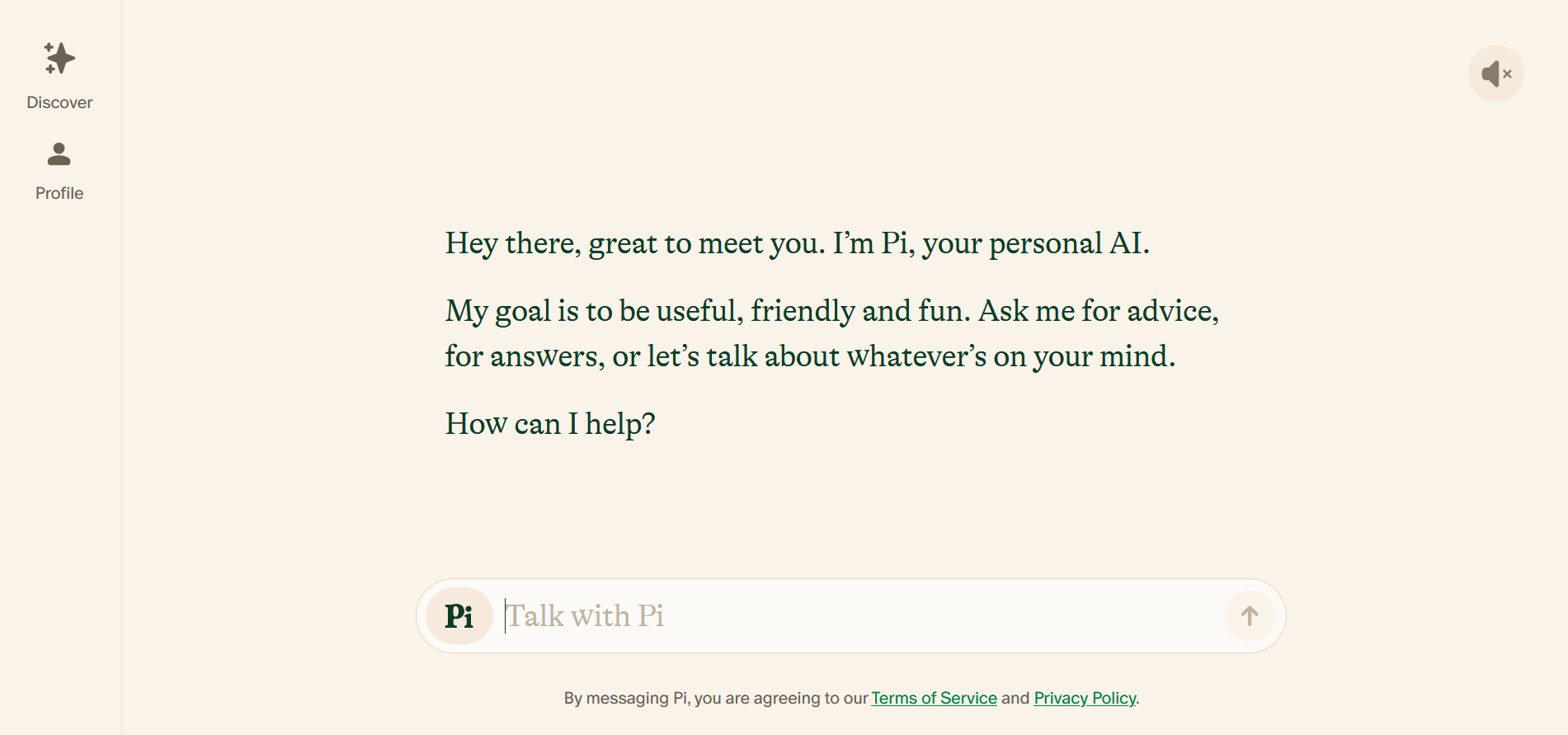 Pi, your personal AI Pi, your personal AI