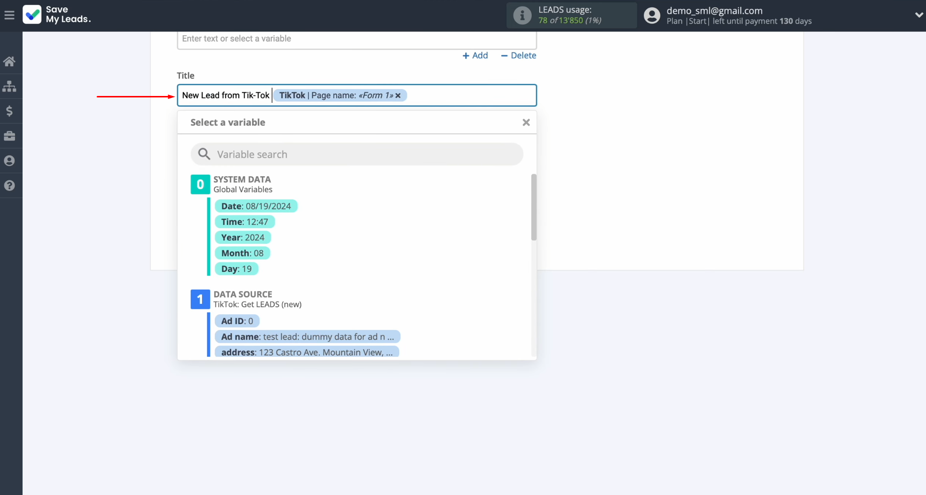 You can also enter values manually You can also enter values manually