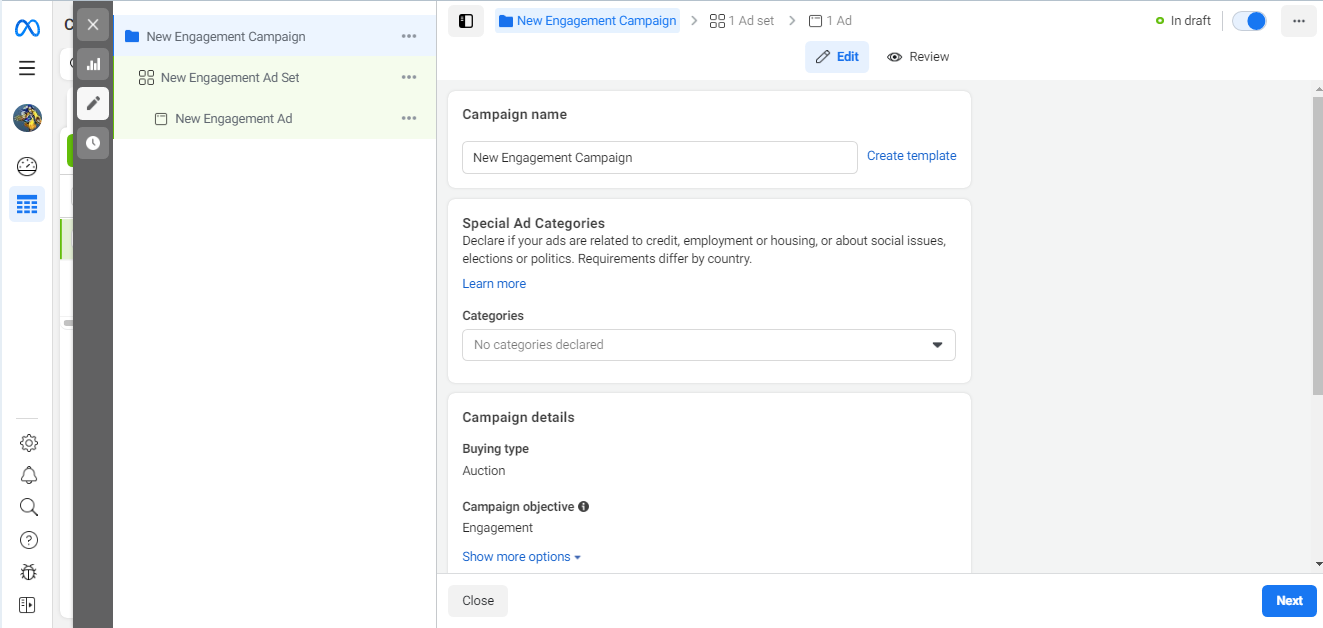 Set up an ad campaign in Ads Manager | Campaign name and special ad categories Set up an ad campaign in Ads Manager | Campaign name and special ad categories