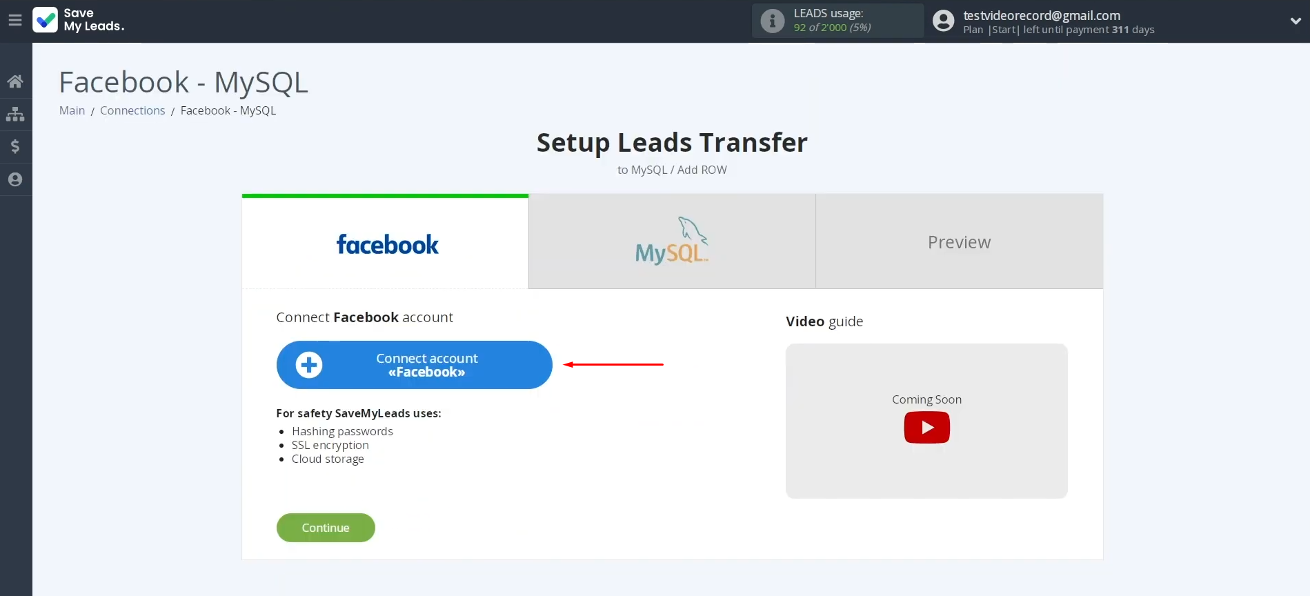 MySQL and Facebook integration | Connect your Facebook account to SaveMyLeads MySQL and Facebook integration | Connect your Facebook account to SaveMyLeads