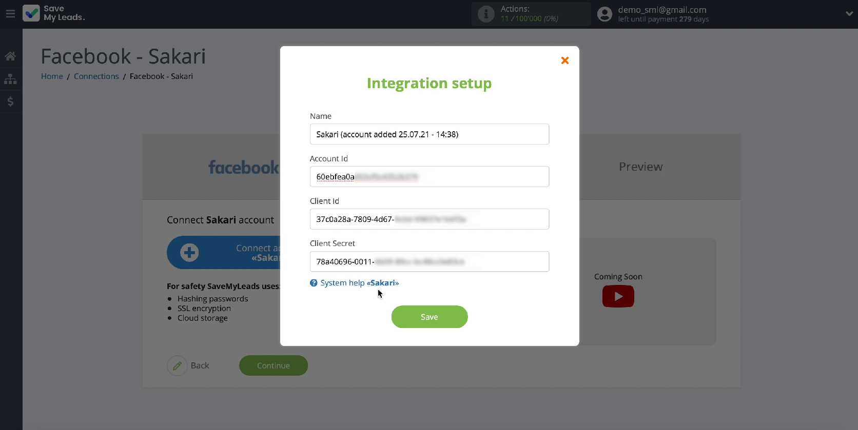 How to Send SMS via Sakari from New Facebook Leads | Fill in the appropriate fields in SaveMyLeads How to Send SMS via Sakari from New Facebook Leads | Fill in the appropriate fields in SaveMyLeads
