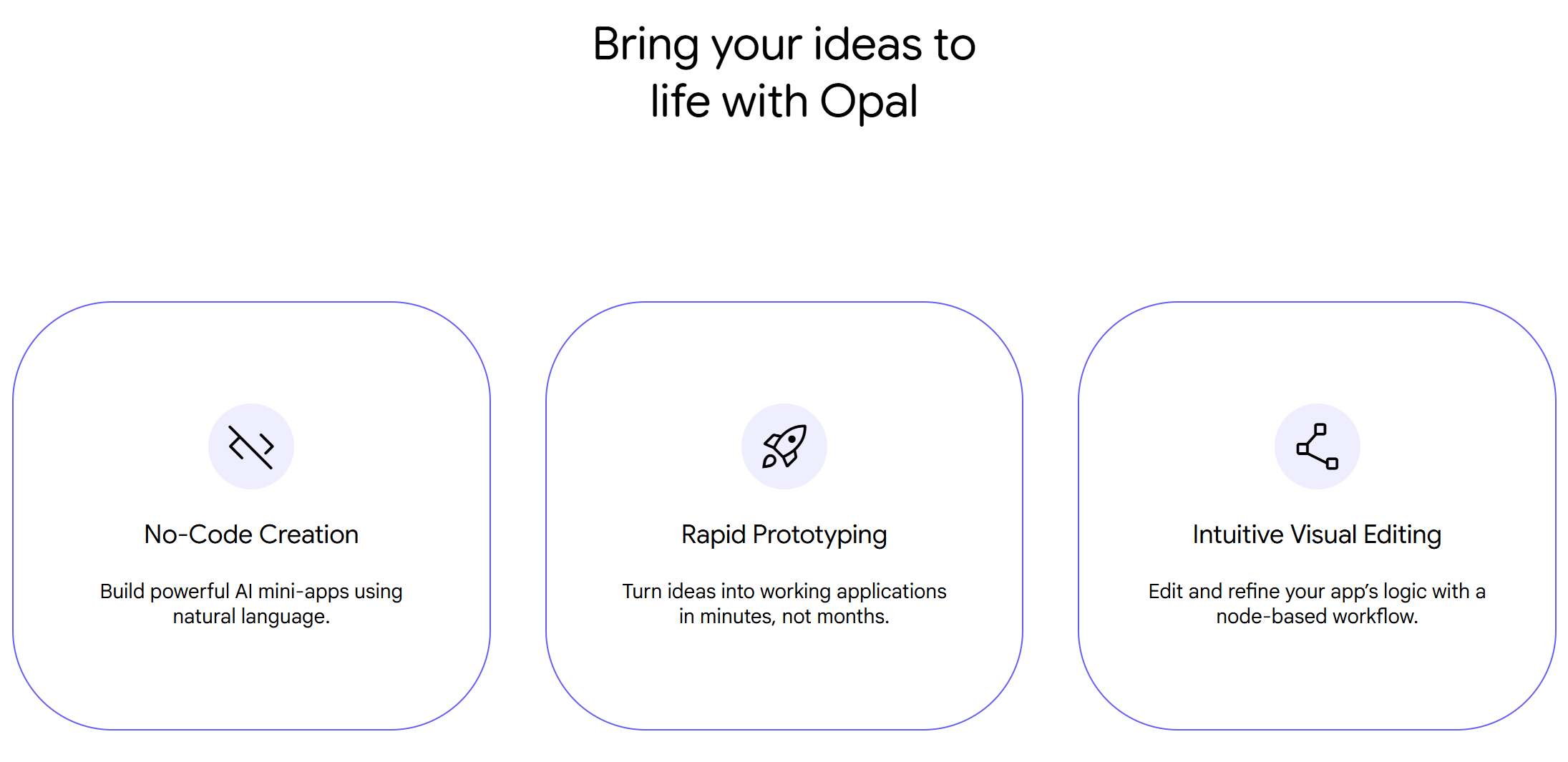 Google Opal website Google Opal website