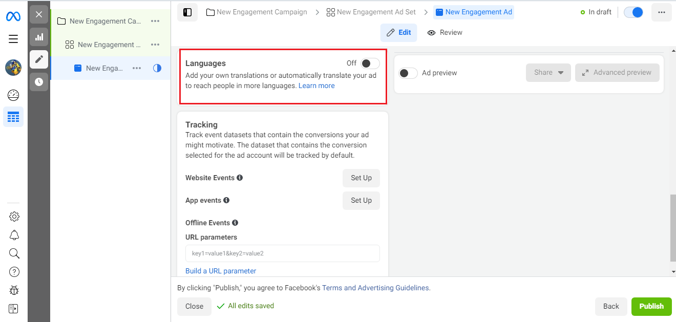 Set up an ad campaign in Ads Manager | Languages Set up an ad campaign in Ads Manager | Languages