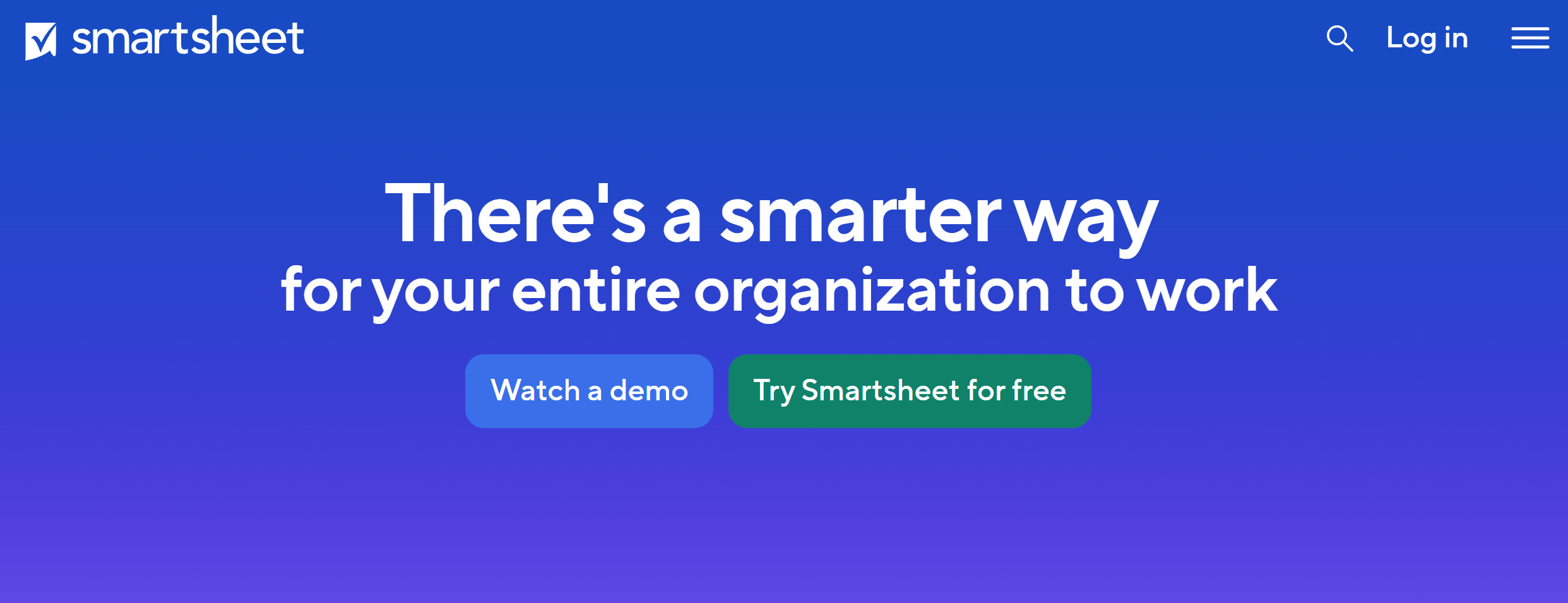 Smartsheet website