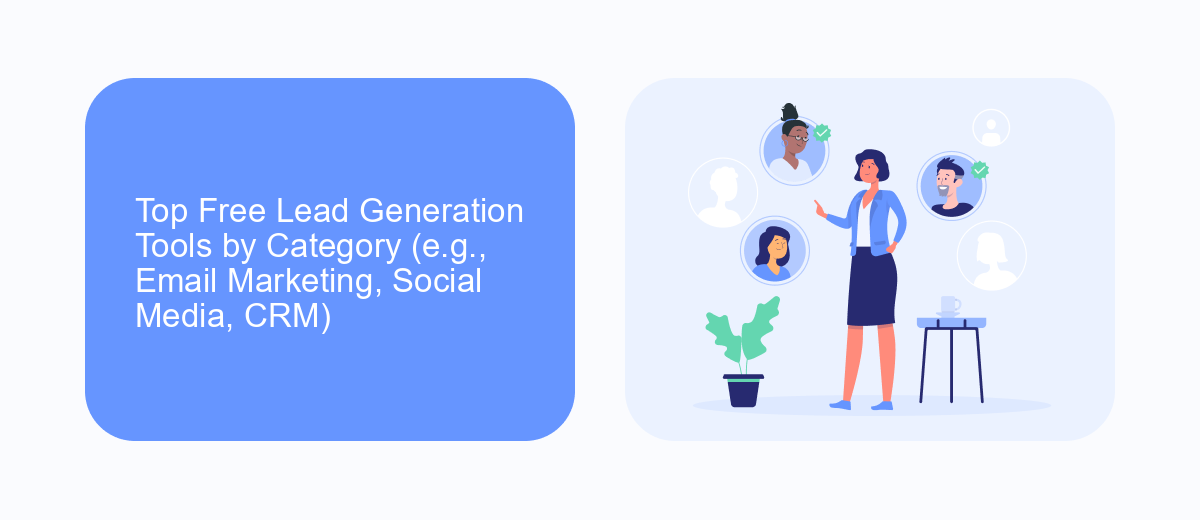 Top Free Lead Generation Tools by Category (e.g., Email Marketing, Social Media, CRM) Top Free Lead Generation Tools by Category (e.g., Email Marketing, Social Media, CRM)