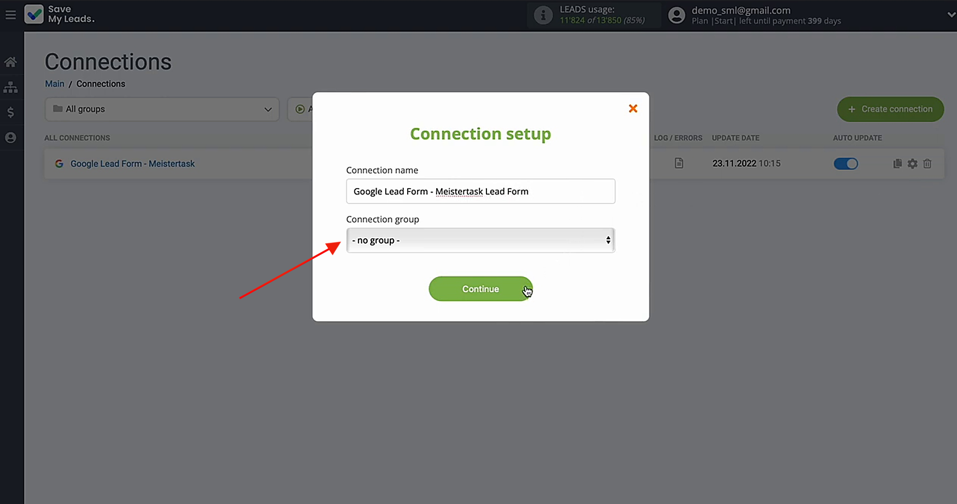 You can modify the connection name or add it to a specific group You can modify the connection name or add it to a specific group