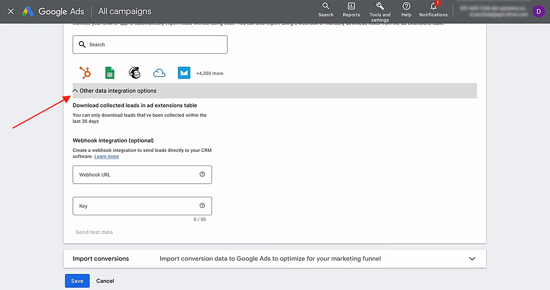 Navigate to Other data integration options Navigate to Other data integration options