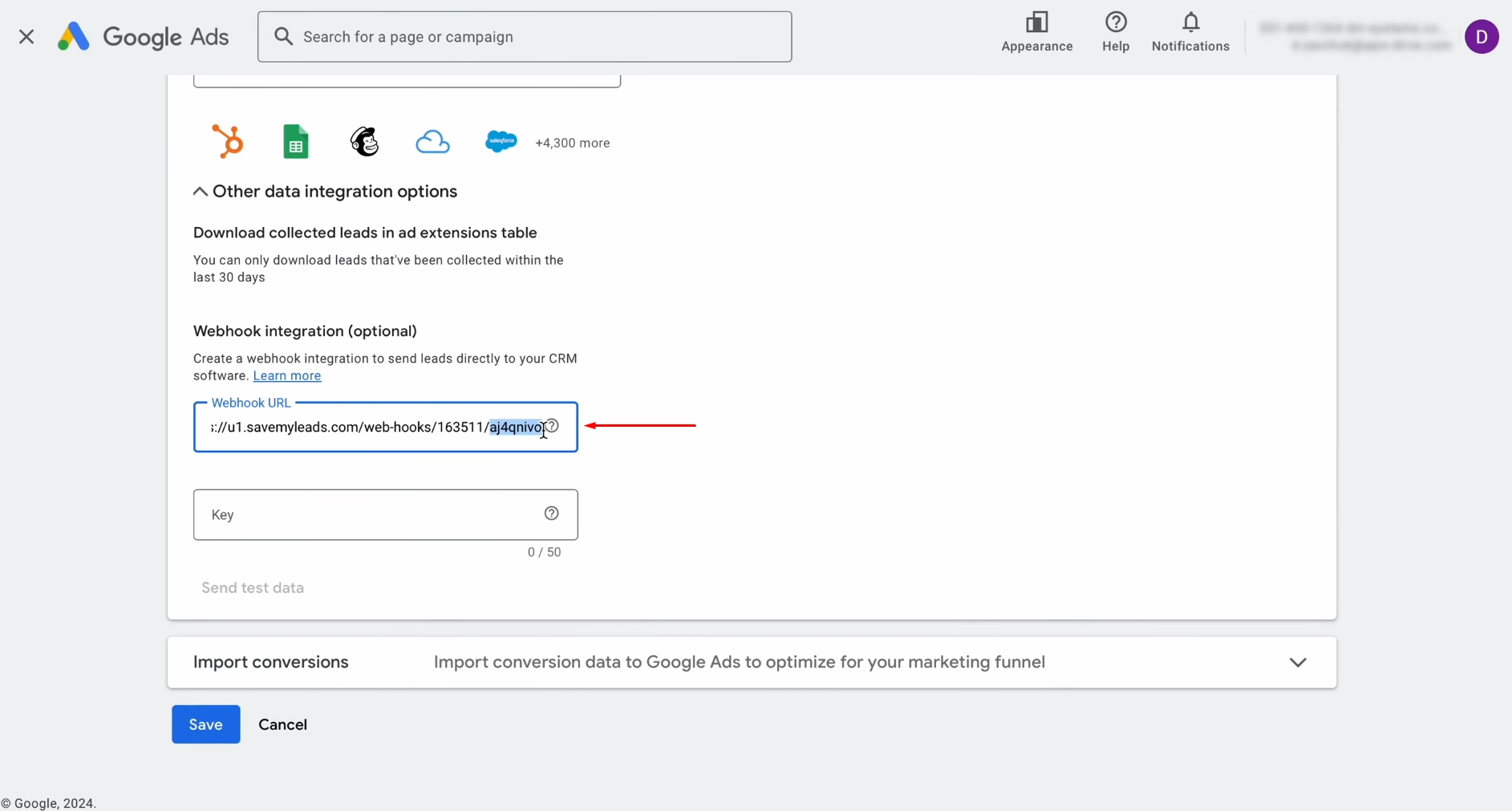 Google Lead Form and Airtable integration | Copy part of the URL Google Lead Form and Airtable integration | Copy part of the URL