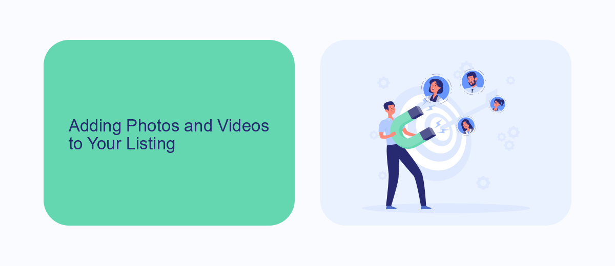 Adding Photos and Videos to Your Listing Adding Photos and Videos to Your Listing