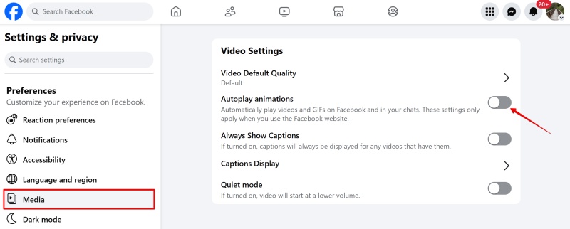 Disable autoplay